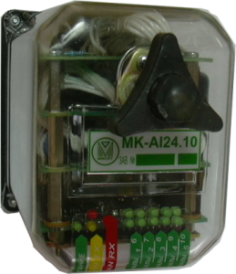 MK-AI24.10 предназначен для измерения напряжения постоянного и переменного тока на 10 входах.   